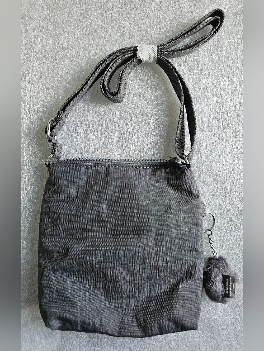 Kipling Keiko Mini Crossbody Bag - Dark Gray - NWOT - Picture 2 of 6